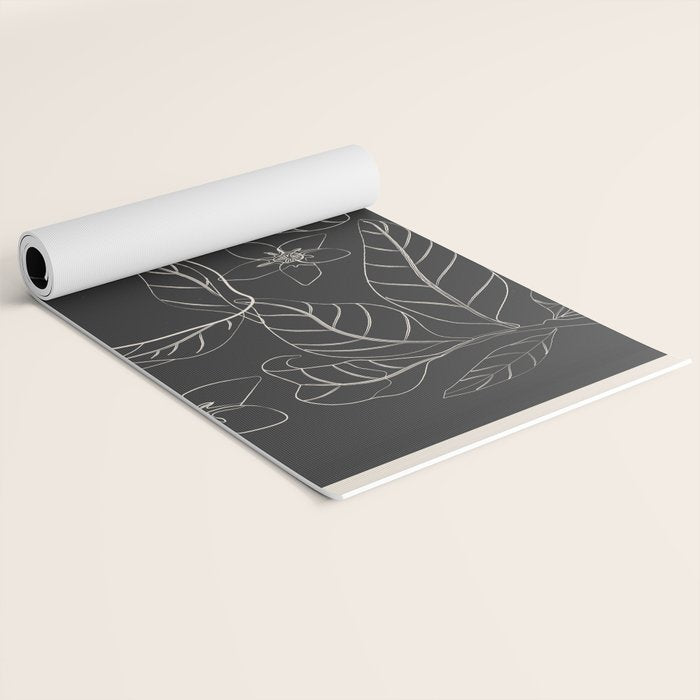 Lemons - Line Art 1 Yoga Mat Gallery Image 2