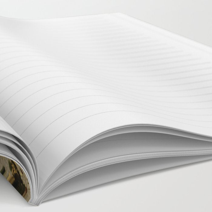 White Red Chrysanthemums Floral Japanese Gold Screen Notebook Gallery Image 2