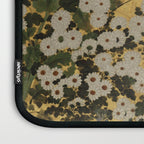 White Red Chrysanthemums Floral Japanese Gold Screen Laptop Sleeve Gallery Image 3