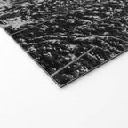 Winter ski slope chair lift amid frozen rime and ice of mountain woods beautiful landscape black and white photograph - photography - photographs Welcome Mat Gallery Image 2