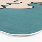 Interwoven Faces 7 Bath Mat Gallery Image 3