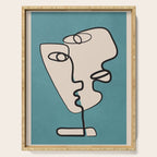 Interwoven Faces 7 Serving Tray Gallery Image 1
