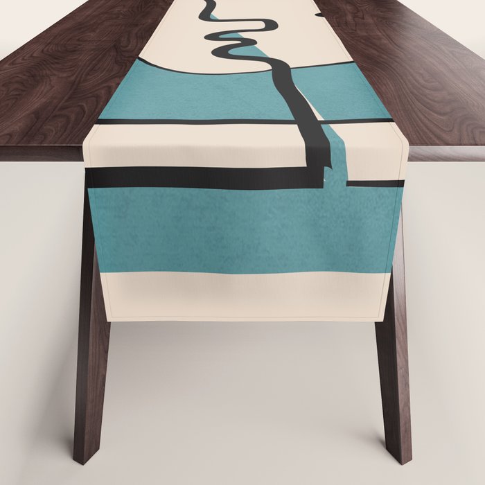 Interwoven Faces 7 Table Runner Gallery Image 1