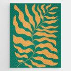 JAZZ FERNS 02 | Tropical Green & Casablanca Matisse Edition Jigsaw Puzzle Gallery Image 1