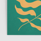 JAZZ FERNS 02 | Tropical Green & Casablanca Matisse Edition Poster Gallery Image 3
