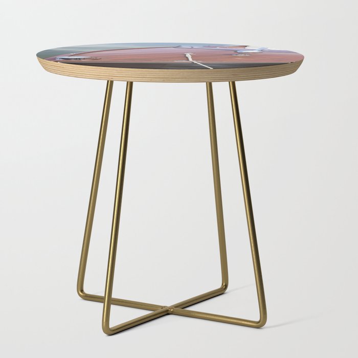 Vintage Glamour x Vintage Chris Craft Boat Photography Side Table Gallery Image 1
