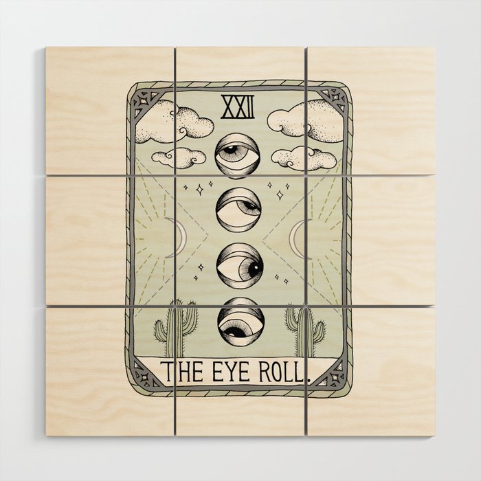The Eye Roll Wood Wall Art Gallery Image 1