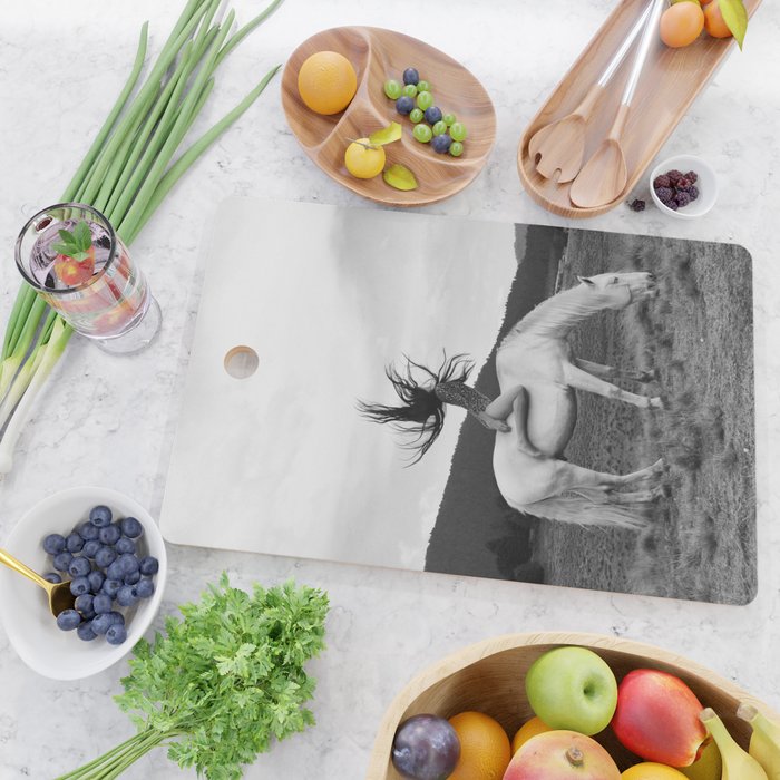 WILD HORSE GIRL Cutting Board Gallery Image 2
