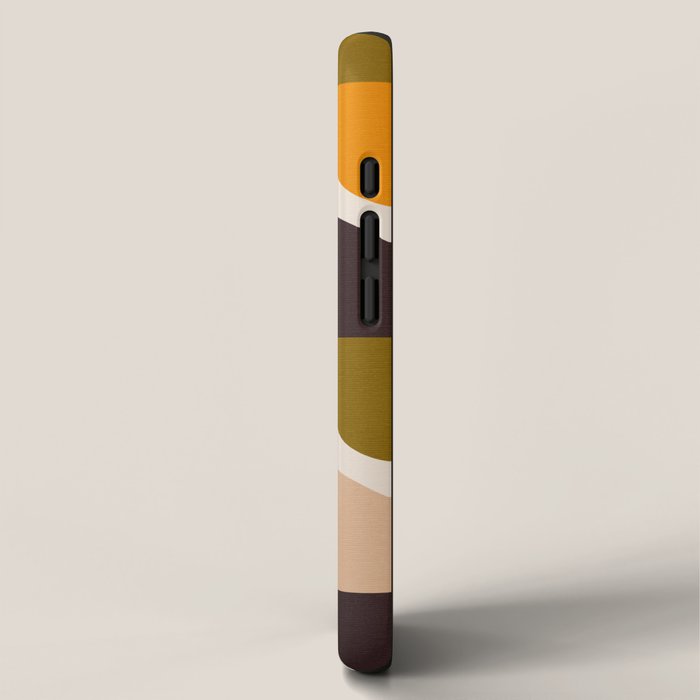 bauhaus mid century geometric shapes 9 iPhone Case Gallery Image 2