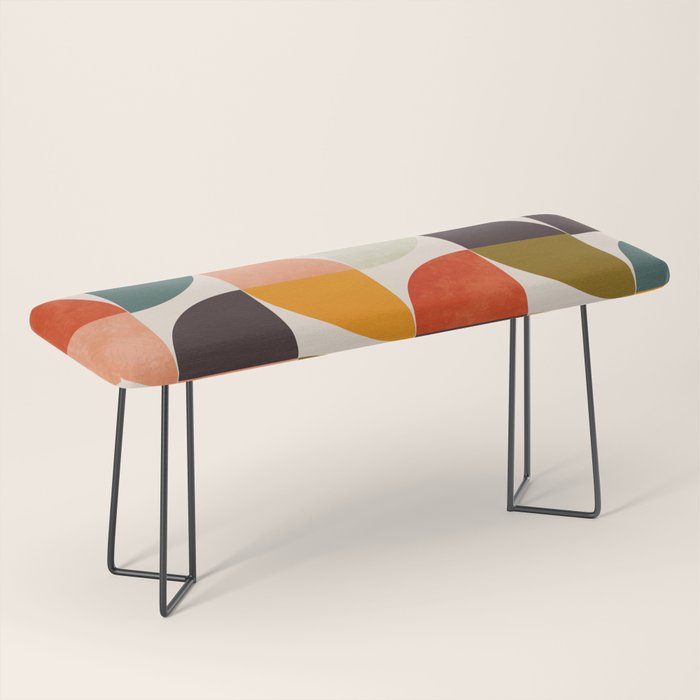 bauhaus mid century geometric shapes 9 Bench Gallery Image 1
