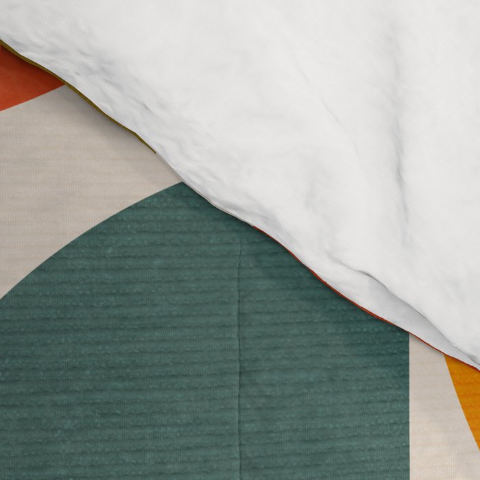 bauhaus mid century geometric shapes 9 Comforter Gallery Image 4
