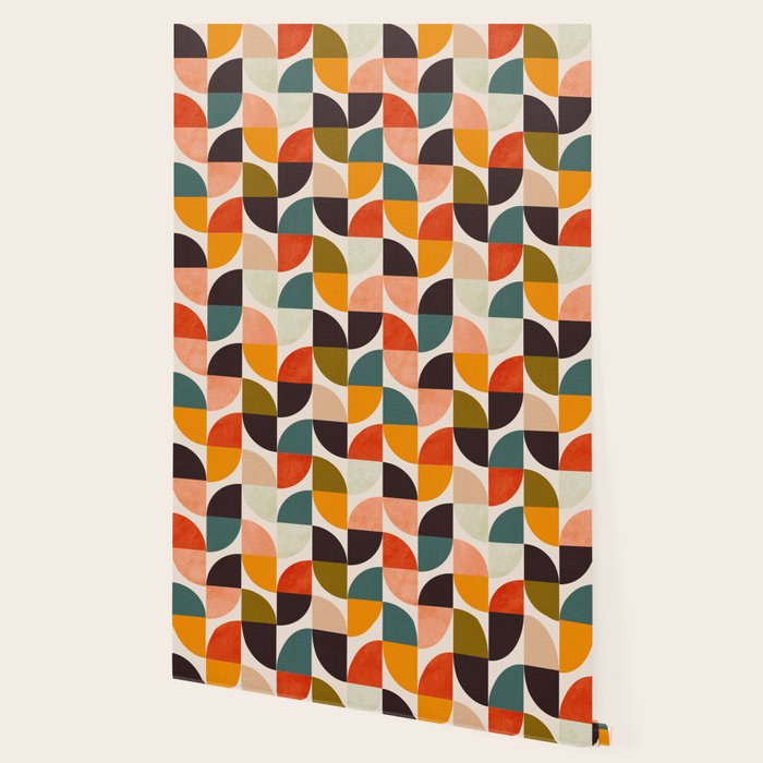 bauhaus mid century geometric shapes 9 Wallpaper Gallery Image 2