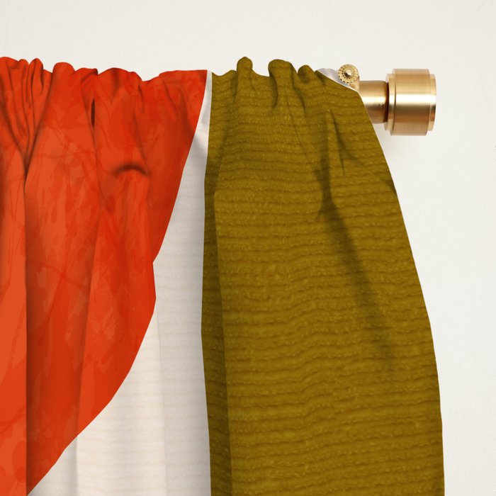 bauhaus mid century geometric shapes 9 Window Curtain Gallery Image 2