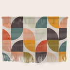 bauhaus mid century geometric shapes 9 Wall Hanging Gallery Image 1