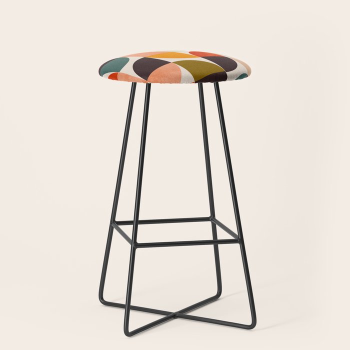 bauhaus mid century geometric shapes 9 Stool Gallery Image 1