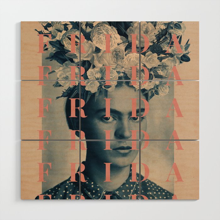 for Frida Wood Wall Art Gallery Image 1