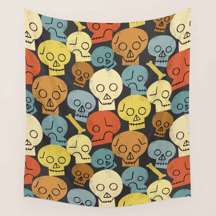 The Skull Crew Wall Tapestry Gallery Image 1