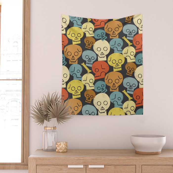 The Skull Crew Wall Tapestry Gallery Image 2