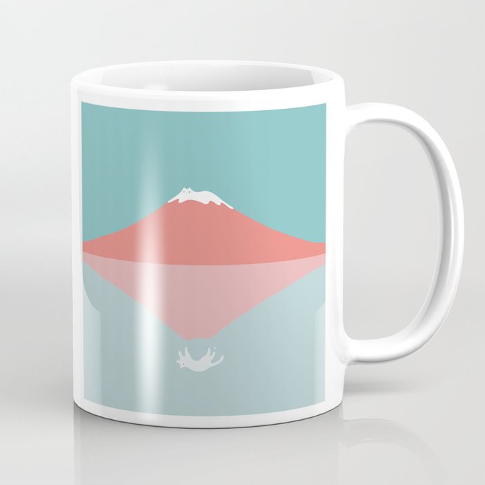 Cat Landscape 194: Reflection Coffee Mug Gallery Image 1