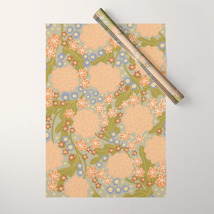 Asters Wrapping Paper Gallery Image 1