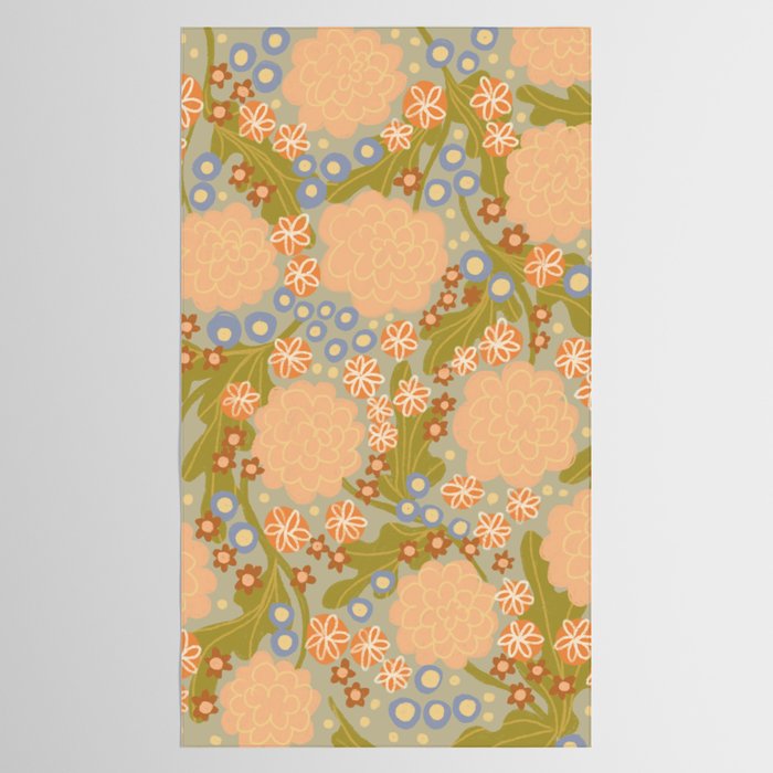 Asters Tablecloth Gallery Image 2