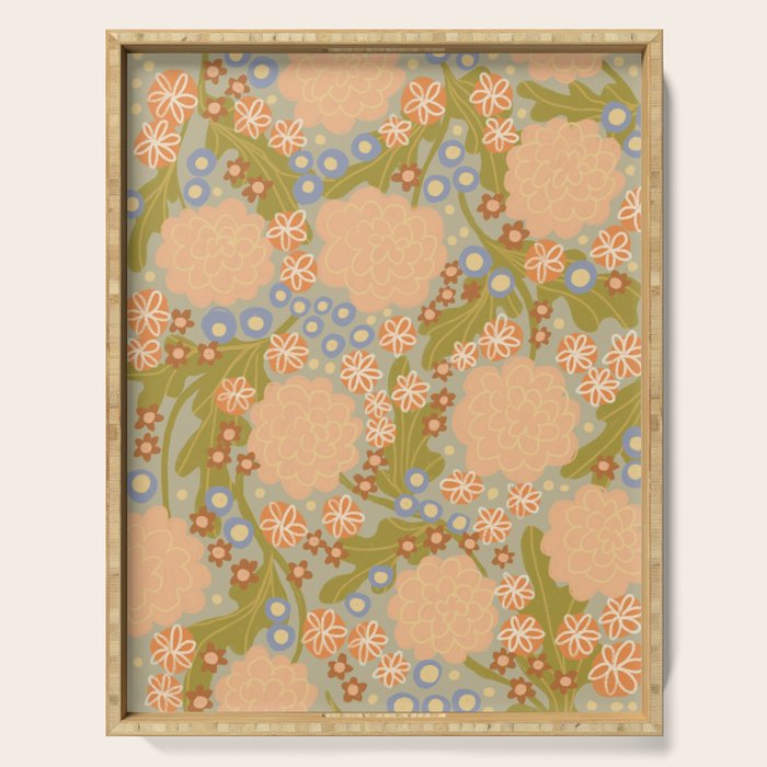 Asters Serving Tray Gallery Image 1