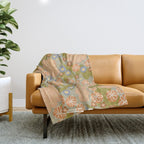 Asters Throw Blanket Gallery Image 1