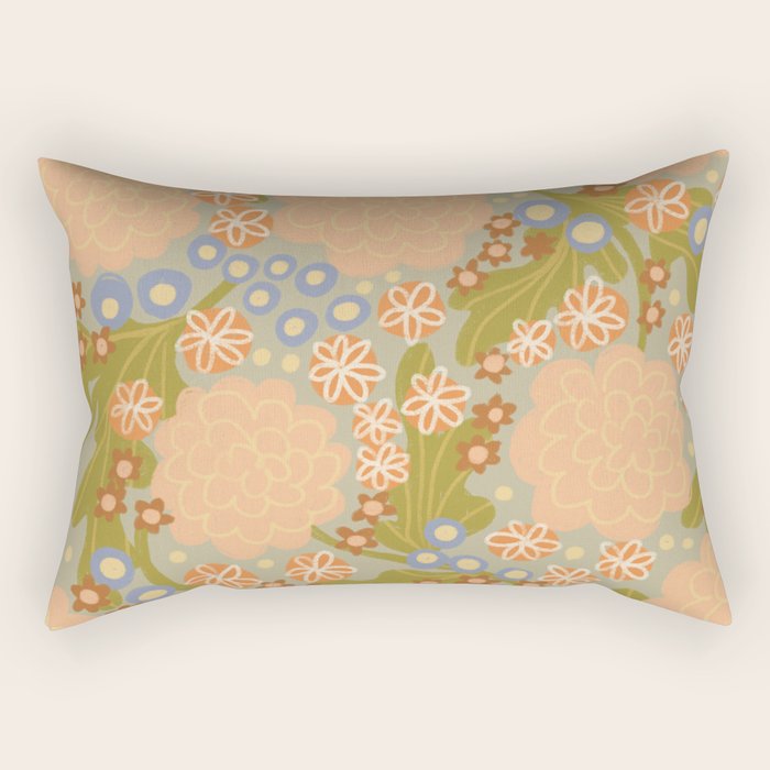 Asters Rectangular Pillow Gallery Image 1