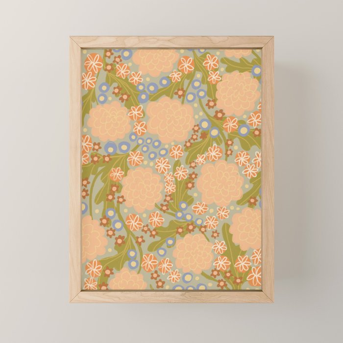 Asters Mini Art Print Gallery Image 1