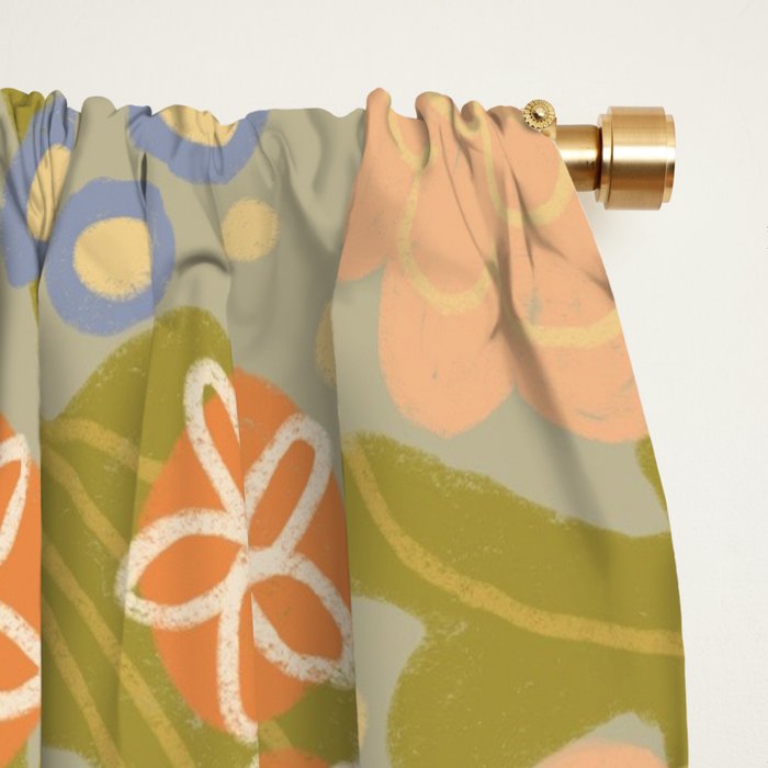 Asters Window Curtain Gallery Image 2