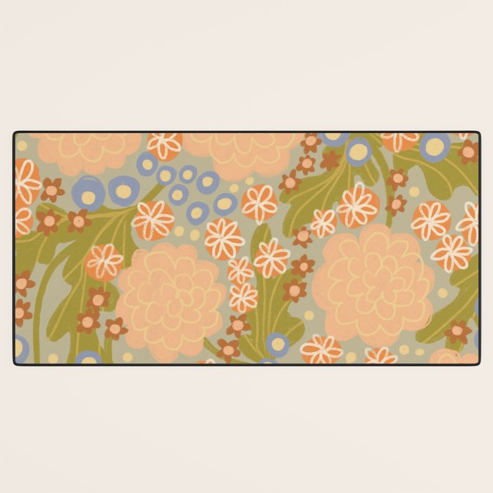 Asters Desk Mat Gallery Image 3
