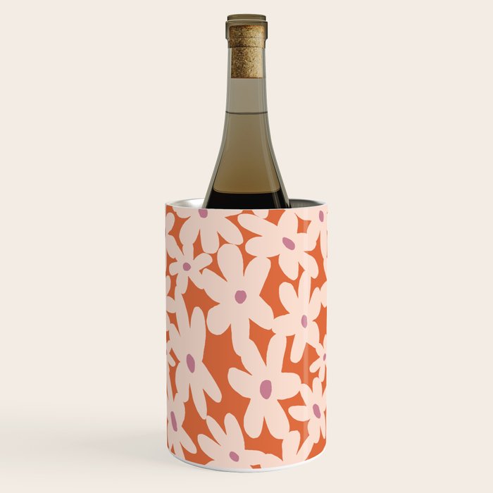 Flower power pattern Wine Chiller Gallery Image 2