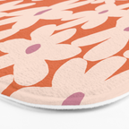 Flower power pattern Bath Mat Gallery Image 3