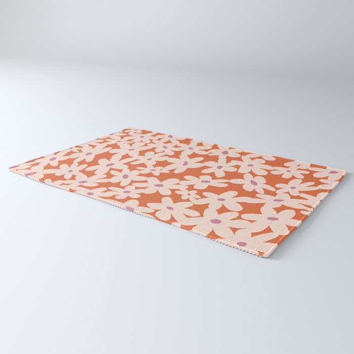 Flower power pattern Rug Gallery Image 3