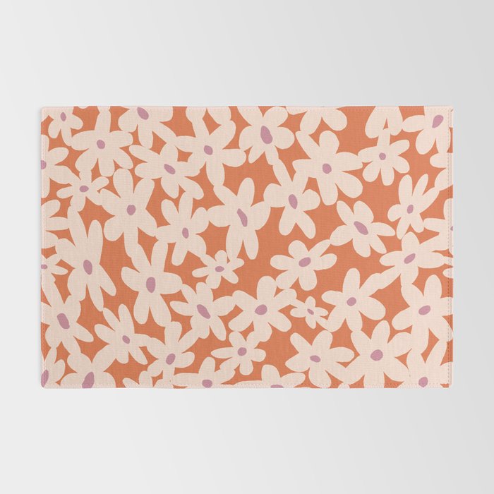 Flower power pattern Rug Gallery Image 2