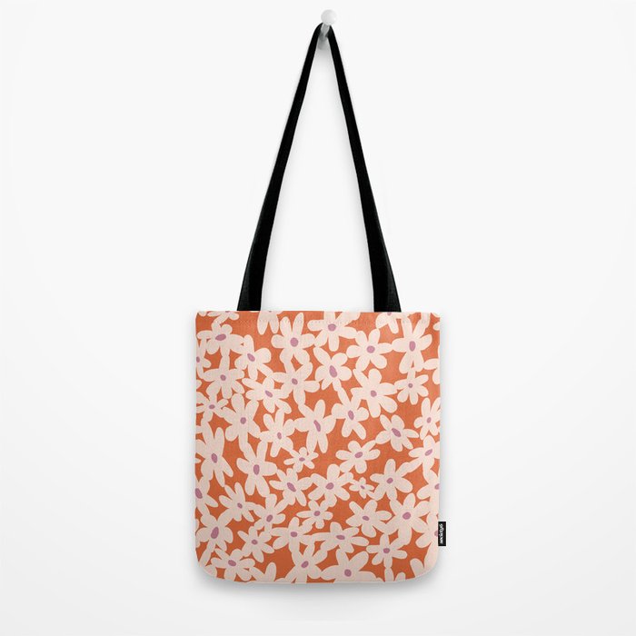 Flower power pattern Tote Bag Gallery Image 2
