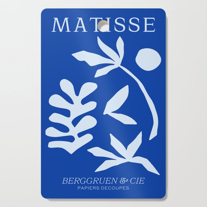 Chathams Blue Collage: Paper Cutouts Matisse Edition  Cutting Board Gallery Image 1