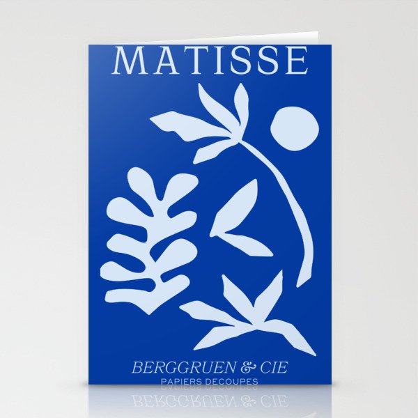 Chathams Blue Collage: Paper Cutouts Matisse Edition  Stationery Card Gallery Image 1