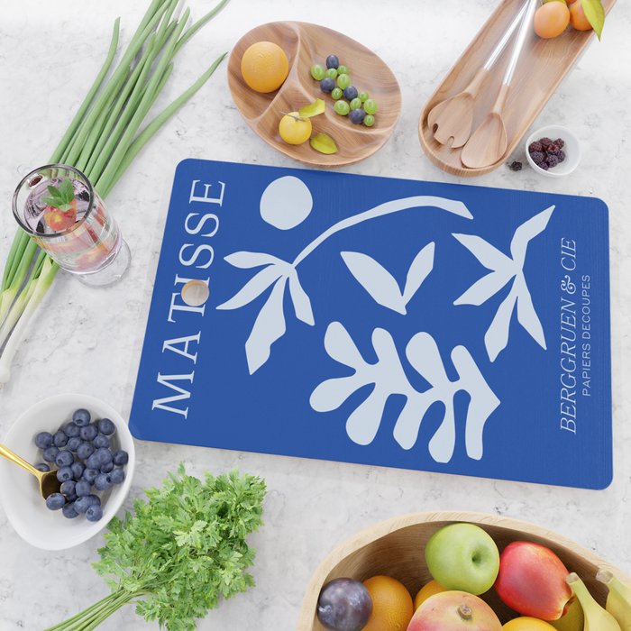 Chathams Blue Collage: Paper Cutouts Matisse Edition  Cutting Board Gallery Image 2