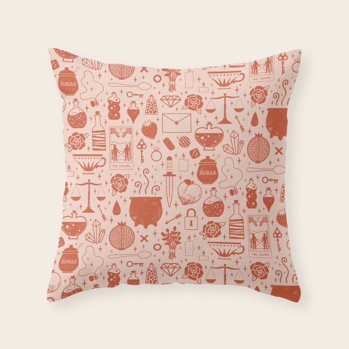 Love Potion: Valentine Throw Pillow Gallery Image 6