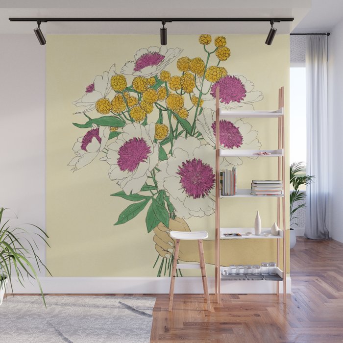 Gorgeous Bouquet Chiaro Wall Mural Gallery Image 1