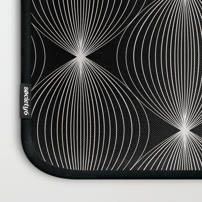 Geometric Orb Pattern XII Laptop Sleeve Gallery Image 3