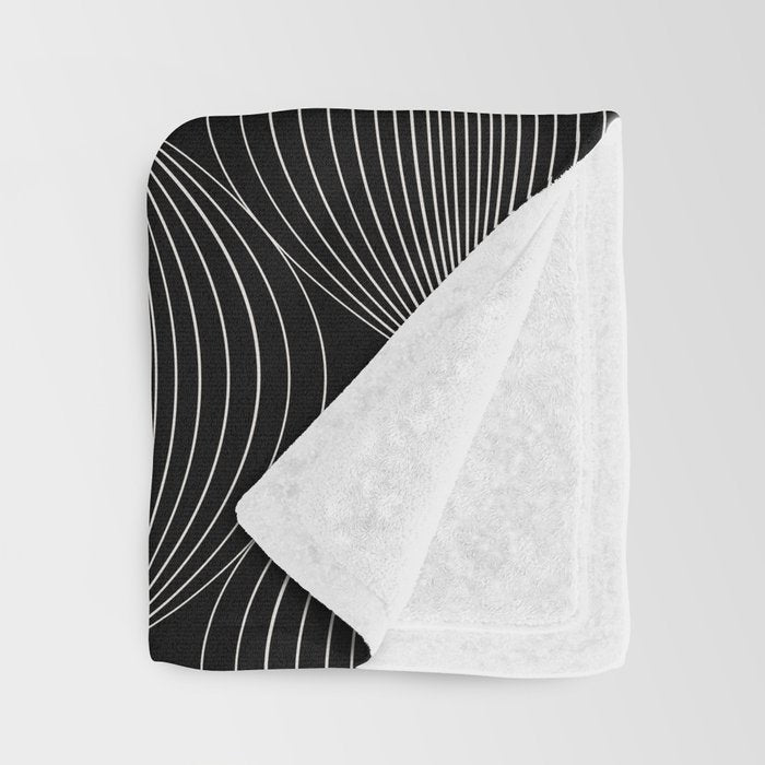 Geometric Orb Pattern XII Throw Blanket Gallery Image 3