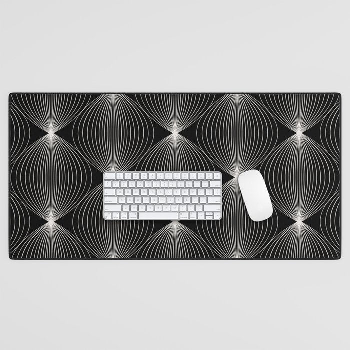 Geometric Orb Pattern XII Desk Mat Gallery Image 1