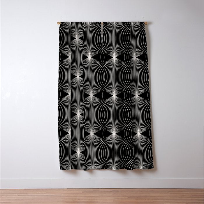 Geometric Orb Pattern XII Window Curtain Gallery Image 3