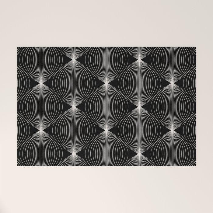 Geometric Orb Pattern XII Welcome Mat Gallery Image 1