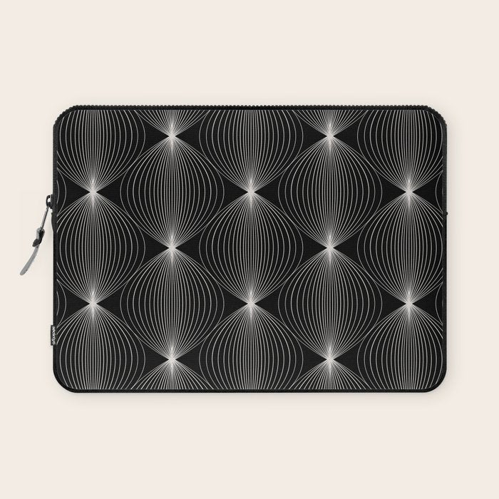 Geometric Orb Pattern XII Laptop Sleeve Gallery Image 1
