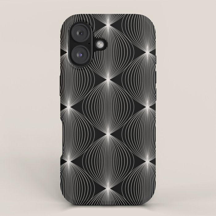 Geometric Orb Pattern XII iPhone Case Gallery Image 1