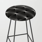 Geometric Orb Pattern XII Stool Gallery Image 2