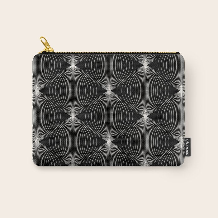 Geometric Orb Pattern XII Carry All Pouch Gallery Image 1
